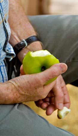 Man with Apple