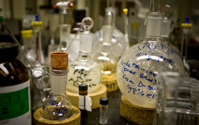 Bottles - I didn’t make it in time to fully capture this gem. The scientist had already started cleaning up. Fortunately, we were able to preserve the sense of immediacy and engagement that comes from shooting an active work area.