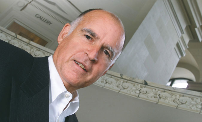 Governor Brown - Then-Oakland Mayor Jerry Brown’s glance down at us seemed appropriate, given his position and his (now realized) aspiration to be Governor of California once again. With the Oakland City Center Rotunda as a background, I used mixed light sources for this shot.