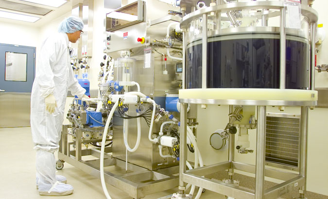Pharmaceutical Manufacturing - Everyone had to suit up and show up for this photo shoot - even my camera.