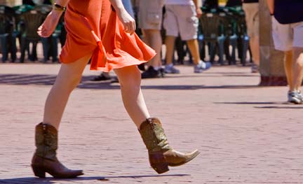 These boots are made for walking